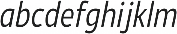 Ligurino Condensed Light Italic otf (300) Font LOWERCASE