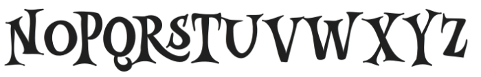 Like Spooky Regular otf (400) Font LOWERCASE