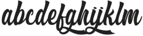 Likely Kitty otf (400) Font LOWERCASE