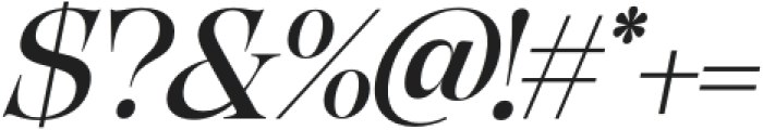 Likethat Italic otf (400) Font OTHER CHARS