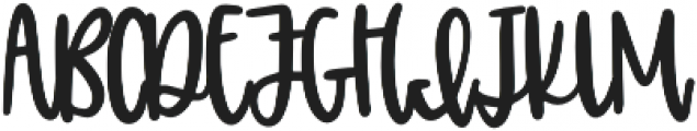 Lilac Script Regular otf (400) Font UPPERCASE
