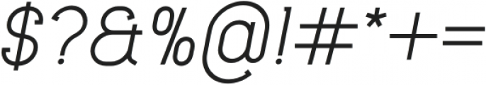 Lilette Medium Italic otf (500) Font OTHER CHARS