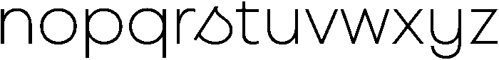 Liliana otf (400) Font LOWERCASE