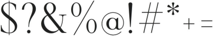 Lilium-Regular otf (400) Font OTHER CHARS