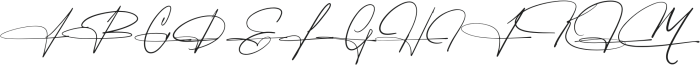 Lilliana Signature otf (400) Font UPPERCASE