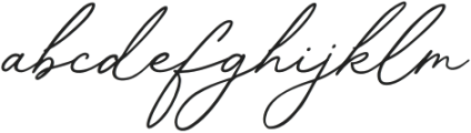 Lily Paperie Regular otf (400) Font LOWERCASE