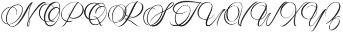 LilyAdam-Regular otf (400) Font UPPERCASE