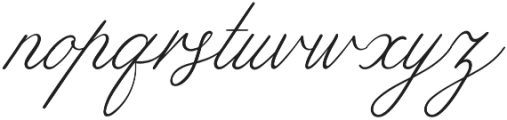 Limerence Thin otf (100) Font LOWERCASE