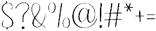 Limited Handwriting Regular otf (400) Font OTHER CHARS