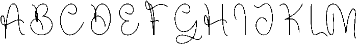 Limited Handwriting Regular otf (400) Font UPPERCASE