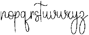 Limited Handwriting Regular otf (400) Font LOWERCASE