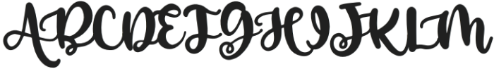 Limony Regular otf (400) Font UPPERCASE