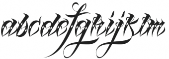 Lina Script Dot Pro otf (400) Font LOWERCASE