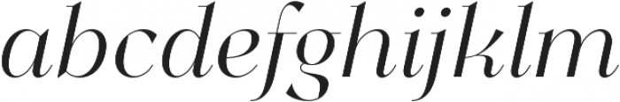 Lince Light Italic otf (300) Font LOWERCASE
