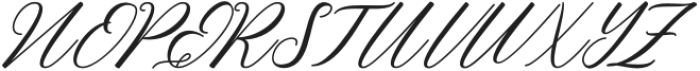 Linda Script otf (400) Font UPPERCASE