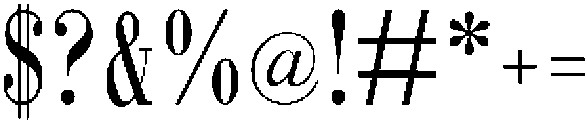 Linden Regular ttf (400) Font OTHER CHARS