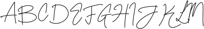 Lindgen Signature Regular otf (400) Font UPPERCASE