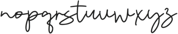 Lindgen Signature Regular otf (400) Font LOWERCASE