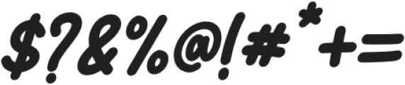 Line Bubble Italic otf (400) Font OTHER CHARS