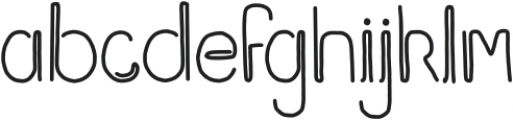 LineLanguage Regular otf (400) Font LOWERCASE