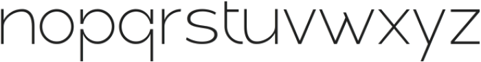 Linea Nova Extra Light ttf (200) Font LOWERCASE