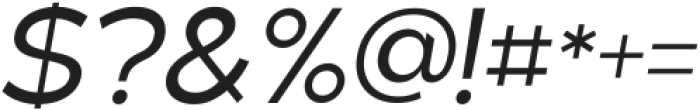Linea Nova Italic ttf (400) Font OTHER CHARS