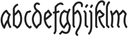 Linear Fraktu Medium otf (500) Font LOWERCASE