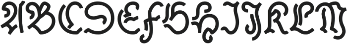 Linear Fraktu Semi Bold otf (600) Font UPPERCASE