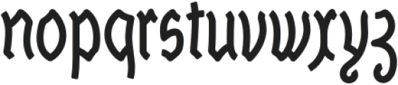 Linear Fraktu Semi Bold otf (600) Font LOWERCASE