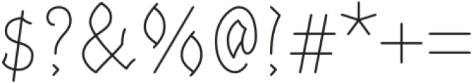 Linear Fraktu Thin otf (100) Font OTHER CHARS