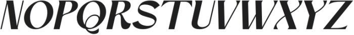 Lineor Muttun italic otf (400) Font UPPERCASE