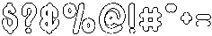 Lines Script Regular otf (400) Font OTHER CHARS