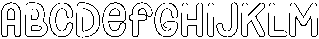 Lines Script Regular otf (400) Font UPPERCASE