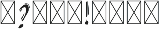 Linocut Regular otf (400) Font OTHER CHARS