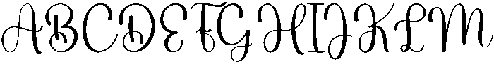 Lionary Regular otf (400) Font UPPERCASE