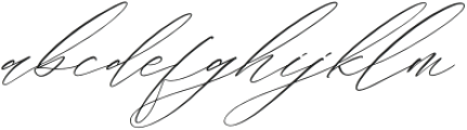 Liontinela Realise Italic otf (400) Font LOWERCASE