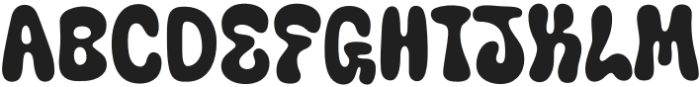 Liquidoh Regular otf (400) Font UPPERCASE