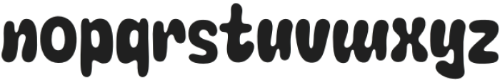 Liquidoh Regular otf (400) Font LOWERCASE