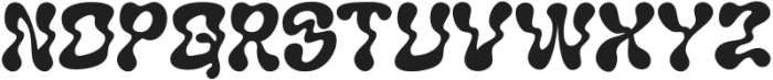 Liquify-Regular otf (400) Font UPPERCASE