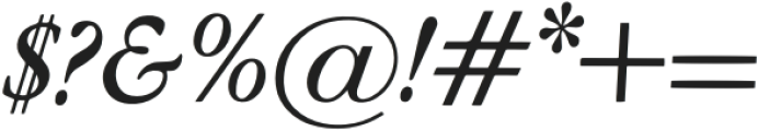Liria Italic otf (400) Font OTHER CHARS
