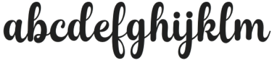 LiskiyaSehollyScript otf (400) Font LOWERCASE