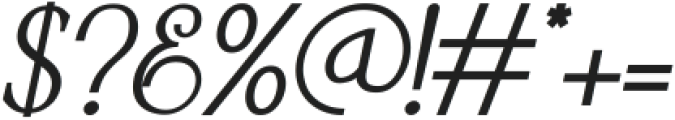 Listian Bold Italic otf (700) Font OTHER CHARS