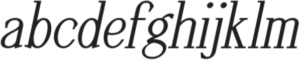 Listian Bold Italic otf (700) Font LOWERCASE