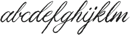 Little Bleach Medium Script otf (500) Font LOWERCASE