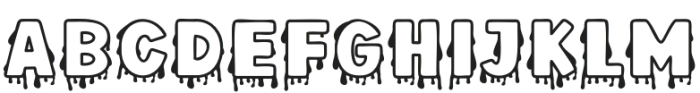 Little Blood Regular otf (400) Font UPPERCASE