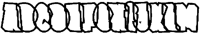 Little Champs Extrude Outline R otf (400) FONT