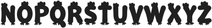 Little Easter Chick Regular otf (400) Font UPPERCASE