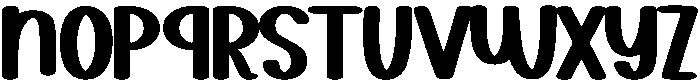 Little Friend Regular otf (400) Font LOWERCASE