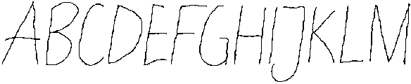 Little Frogi Regular otf (400) Font UPPERCASE