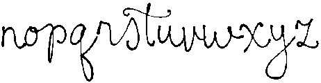 Little Garden Stories Regular otf (400) Font LOWERCASE